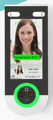 Face Temperature check Indoor Terminal for Access Control 